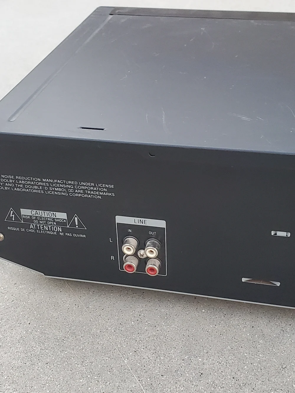 Vintage Sony Stereo Cassette Deck TC-WE305 Dual UNTESTED For Parts Only Used